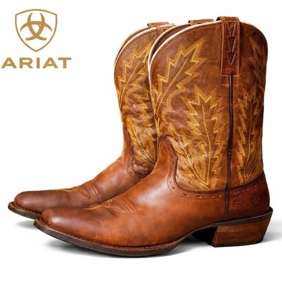 Ariat Men's Adriano Moraes Bull Rider Boot Western Cowboy Sz 10 D Style 10008801 - Picture 3 of 12